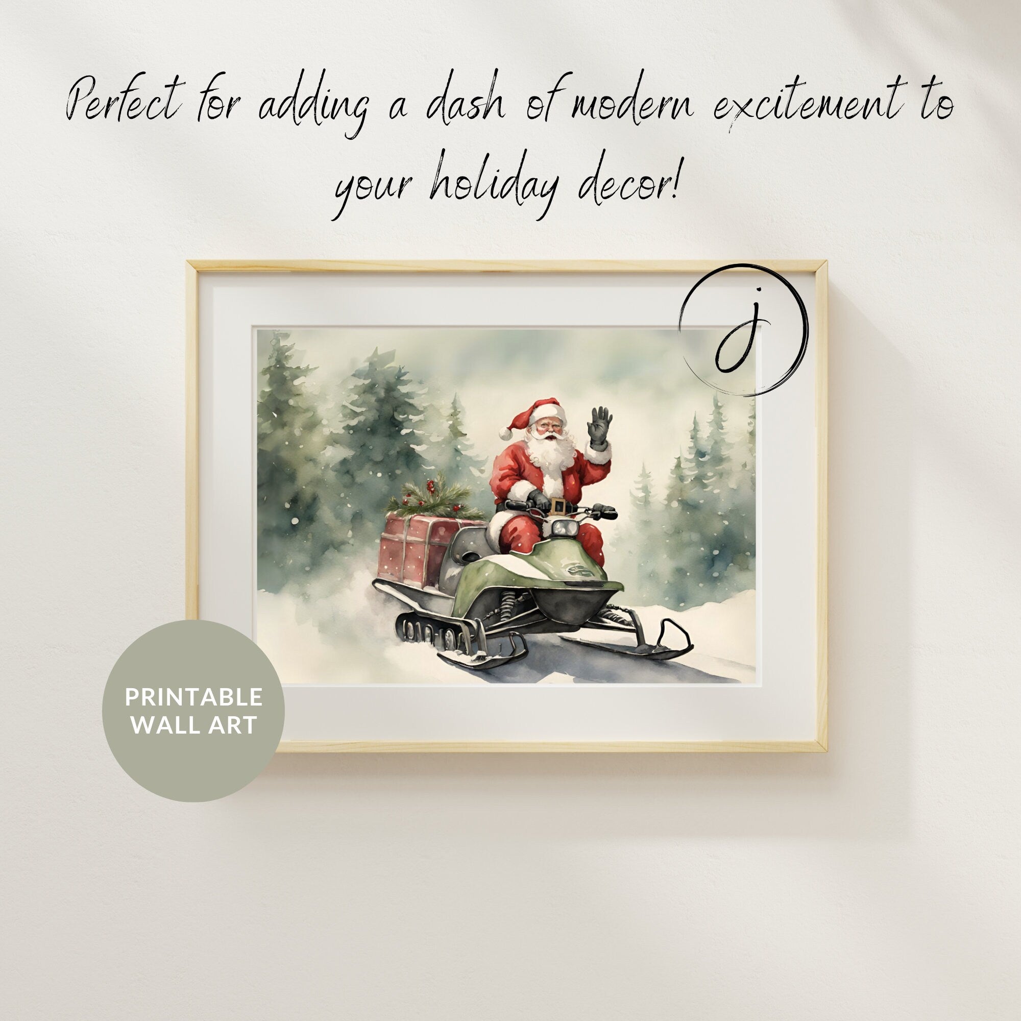 Fun Christmas Art | Santa&