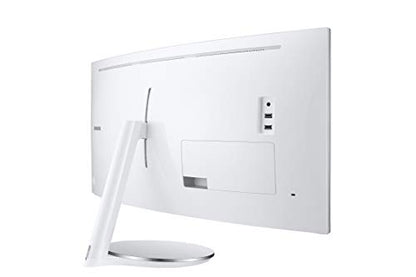SAMSUNG 34-Inch ViewFinity S65TC Series Ultra-WQHD 1000R Curved Computer Monitor, HDR10, 100Hz, AMD FreeSync, Thunderbolt 4, Height Adjustable Stand, Built-in Speakers, Eye Care, LS34C650TANXGO, 2024