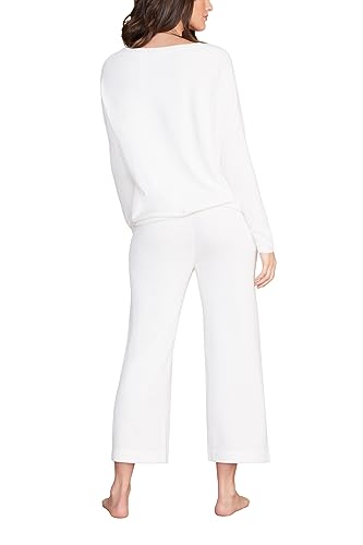 Barefoot Dreams CozyChic Ultra Lite Slouchy Pullover for Women, Ultra Soft Long Sleeve, Crew Neck Pullover