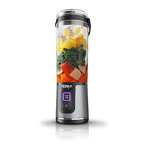 Ninja Blast Portable Blender, Cordless, 18oz. Vessel, Personal Blender For-Shakes and Smoothies, BPA Free, Leakproof-Lid and Sip Spout, USB-C Rechargeable, Dishwasher Safe Parts, Tinted Pink, BC151PK