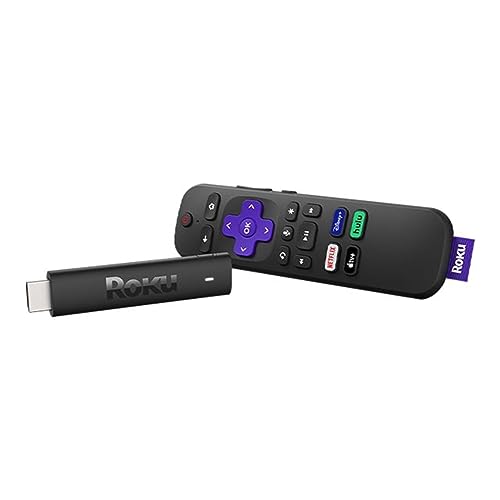 Roku Streaming Stick 4K | Portable Roku Streaming Device 4K/HDR/Dolby Vision, Roku Voice Remote, Free &amp; Live TV