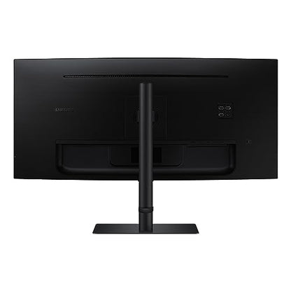 SAMSUNG 34-Inch ViewFinity S65TC Series Ultra-WQHD 1000R Curved Computer Monitor, HDR10, 100Hz, AMD FreeSync, Thunderbolt 4, Height Adjustable Stand, Built-in Speakers, Eye Care, LS34C650TANXGO, 2024
