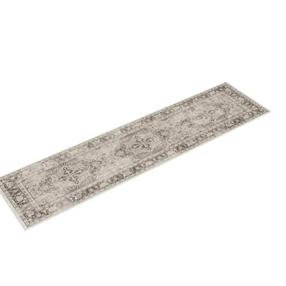 RUGGABLE Kamran Washable Rug - Perfect Vintage Area Rug for Living Room Bedroom Kitchen - Pet &amp; Child Friendly - Stain &amp; Water Resistant - Hazel 5&