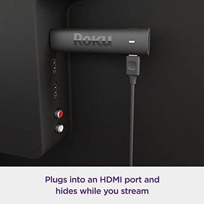 Roku Streaming Stick 4K | Portable Roku Streaming Device 4K/HDR/Dolby Vision, Roku Voice Remote, Free &amp; Live TV