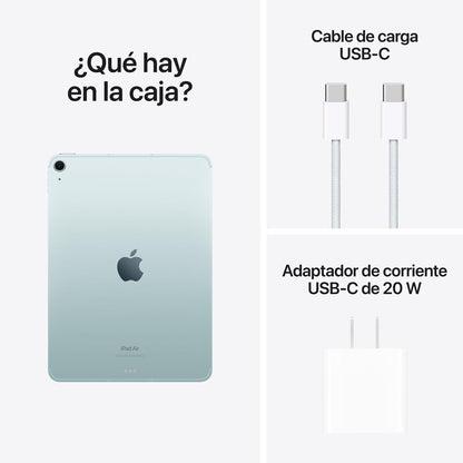 Apple iPad Air 11-inch (M2): Liquid Retina Display, 128 GB, Landscape 12MP Front Camera/12MP Back Camera, Wi-Fi 6E, Touch ID — Blue