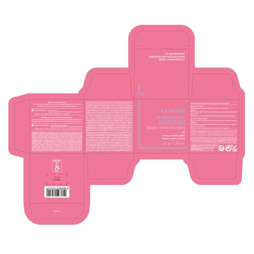 LANEIGE Lip Sleeping Mask: Nourish, Hydrate, Vitamin C, Murumuru &amp; Shea Butter, Antioxidants, Flaky, Dry Lips