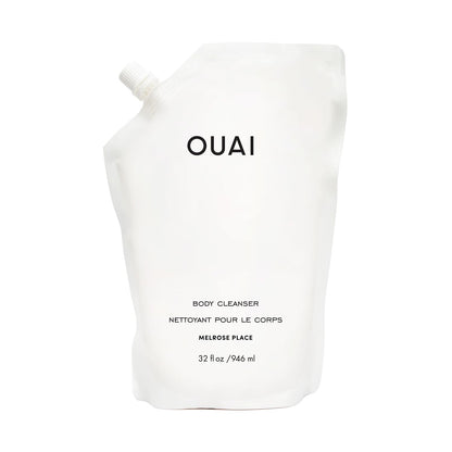 OUAI Body Cleanser, St. Barts - Foaming Body Wash with Jojoba Oil and Rosehip Oil to Hydrate, Nurture, Balance and Soften Skin - Paraben, Phthalate and Sulfate Free Skin Care Products - 10 Oz