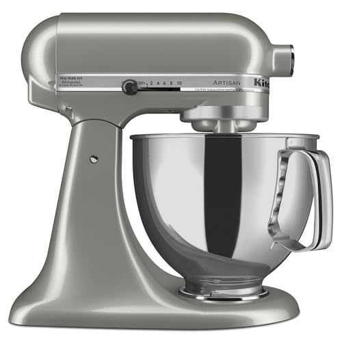 KitchenAid Artisan Series 5-Quart Tilt-Head Stand Mixer, Almond Cream, KSM150PSAC