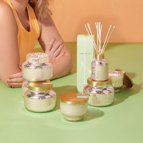 Capri Blue Volcano Scented Candles for Home - Mercury Iridescent Oversized Jar Candles - Long Lasting Candles - Holiday Candles - Luxury Candles Gifts for Women &amp; Men - Soy Candles (28 oz)