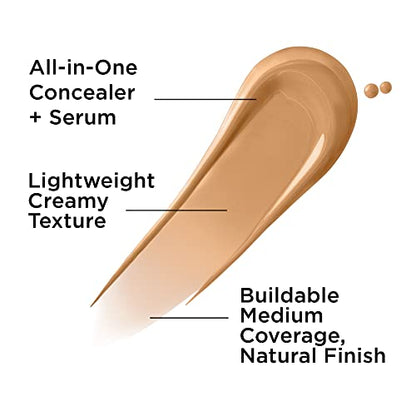 IT Cosmetics Bye Bye Dark Spots Concealer + Brightening Serum – 2% Niacinamide, Hyaluronic Acid &amp; Caffeine - Medium Coverage, Natural Finish, All Skin Types - 0.22 fl oz