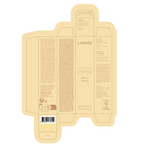 LANEIGE Lip Glowy Balm Hydrate, Glossy, Lightweight, Moisturize &amp; Tint with Shea Butter