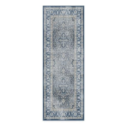 RUGGABLE Kamran Washable Rug - Perfect Vintage Area Rug for Living Room Bedroom Kitchen - Pet &amp; Child Friendly - Stain &amp; Water Resistant - Hazel 5&