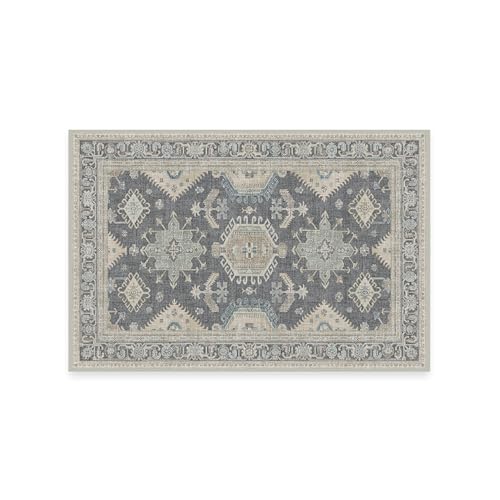 RUGGABLE – Cambria Ruby – Machine Washable Runner Rug – Pet &amp; Child Friendly – Stain &amp; Water Resistant – Non-Slip – 2.5&