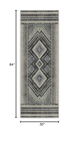 RUGGABLE Kaden Washable Rug - Perfect Vintage Area Rug for Living Room Bedroom Kitchen - Pet &amp; Child Friendly - Stain &amp; Water Resistant - Amber Red 3&