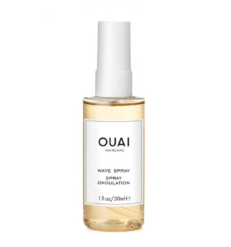 OUAI Wave Spray - Coconut Oil &amp; Rice Protein Texture Mist for Voluminous Beach Waves with Shine - Paraben Free, Safe for Color &amp; Keratin-Treated Hair (4.9 fl oz)