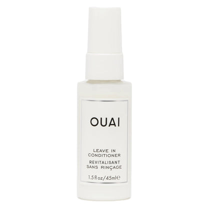 OUAI Leave In Conditioner &amp; Heat Protectant Spray - Prime Hair for Style, Smooth Flyaways, Add Shine and Use as Detangling Spray - No Parabens, Sulfates or Phthalates (4.7 oz)
