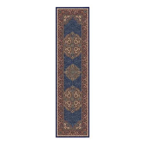 RUGGABLE Disney Traditional Mickey Mouse Washable Rug - Perfect Area Rug for Nursery Playroom Kids Room - Pet &amp; Child Friendly - Stain &amp; Water Resistant - Damask Grey 3&