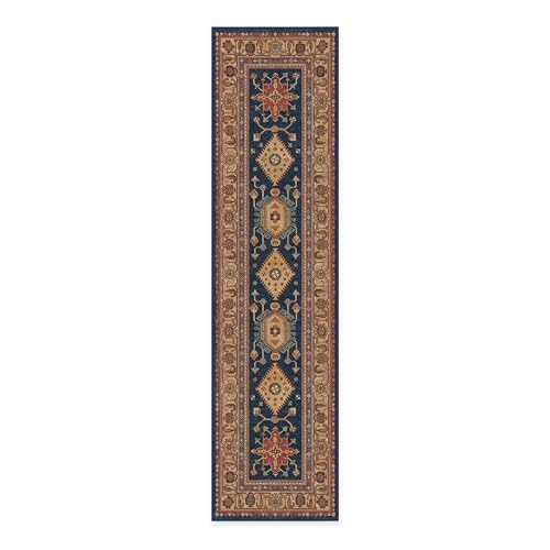 RUGGABLE – Cambria Ruby – Machine Washable Runner Rug – Pet &amp; Child Friendly – Stain &amp; Water Resistant – Non-Slip – 2.5&