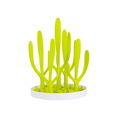 Boon DESERT Baby Bottle Countertop Drying Rack, Green, 1.0 Pound
