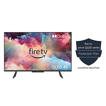 Amazon Fire TV 50&quot; Omni QLED Series 4K UHD smart TV, Dolby Vision IQ, Fire TV Ambient Experience, local dimming, hands-free with Alexa
