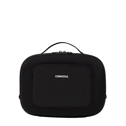 Corkcicle Lunchpod Insulated Lunch Bag, Black Neoprene, 11” x 8.75” x 4” – Crush-Proof Lunch Box Holds 16 oz Food Container – Cooler Bag Has Handle for Easy Carrying, Exterior &amp; Interior Pocket