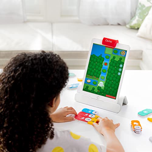 Osmo - Coding Starter Kit for iPad-3 Educational Learning Games-Ages 5-10+ -Learn to Code,Coding Basics &amp; Coding Puzzles-STEM Toy Gifts - Logic,Coding Fundamentals,Boy &amp; Girl(Osmo iPad Base Included)