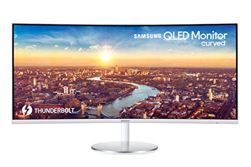 SAMSUNG 34-Inch ViewFinity S65TC Series Ultra-WQHD 1000R Curved Computer Monitor, HDR10, 100Hz, AMD FreeSync, Thunderbolt 4, Height Adjustable Stand, Built-in Speakers, Eye Care, LS34C650TANXGO, 2024