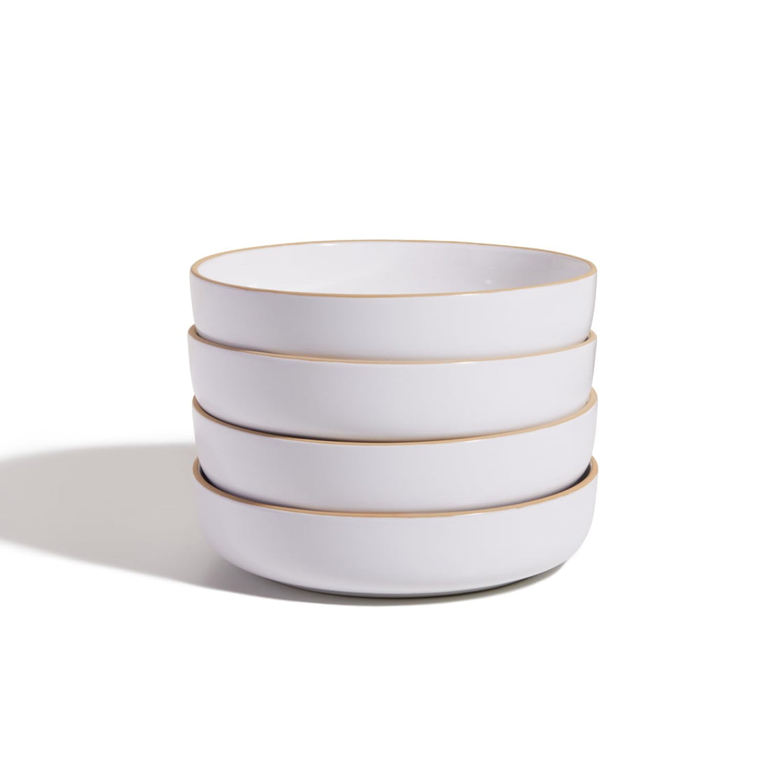 Our Place Dinner Bowls - Set of Four 8.5&quot; Handcrafted Ceramic Bowls | Half-Plate, Half-Bowl Design for Pasta, Salads, &amp; More | Chip-Resistant, Restaurant-Grade, Stackable | Steam