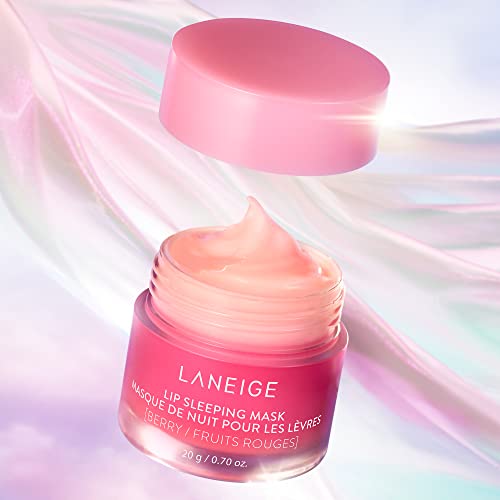 LANEIGE Lip Sleeping Mask: Nourish, Hydrate, Vitamin C, Murumuru &amp; Shea Butter, Antioxidants, Flaky, Dry Lips