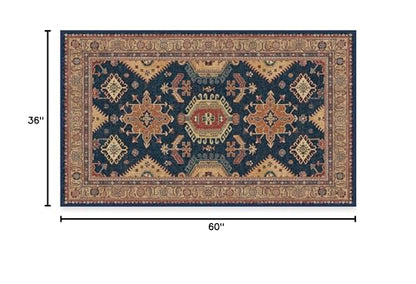 RUGGABLE – Cambria Ruby – Machine Washable Runner Rug – Pet &amp; Child Friendly – Stain &amp; Water Resistant – Non-Slip – 2.5&