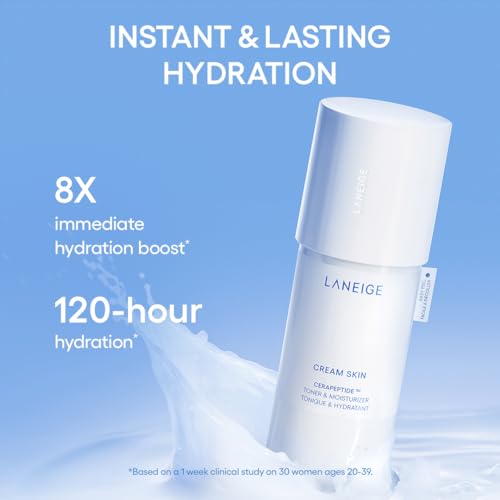 LANEIGE Icons To Go &amp; Besties Set: Water Bank Cream, Cream Skin, Water Sleeping Mask, Lip Sleeping Mask, Hyaluronic Acid, Squalane, Coconut Oil, Vitamin C, Travel Friendly