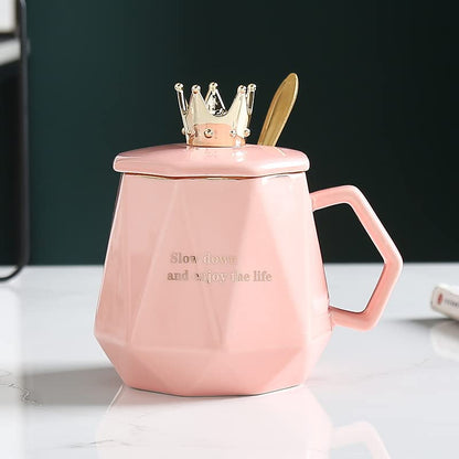 Coffee Warmer for Desk, with Mug Set. Cup Warmer with Automatic Shut Off, Drink Warmer for Cocoa, Tea, Milk. Gift for Women‘s Day Best Friend Woman Bestie Ladies Aunt Friends Birthday(Pink)