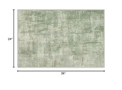 RUGGABLE Impasto Washable Rug - Perfect Modern Area Rug for Living Room Bedroom Kitchen - Non-Slip, Pet &amp; Child Friendly, Stain &amp; Water Resistant - Durable - Sage Green 3&