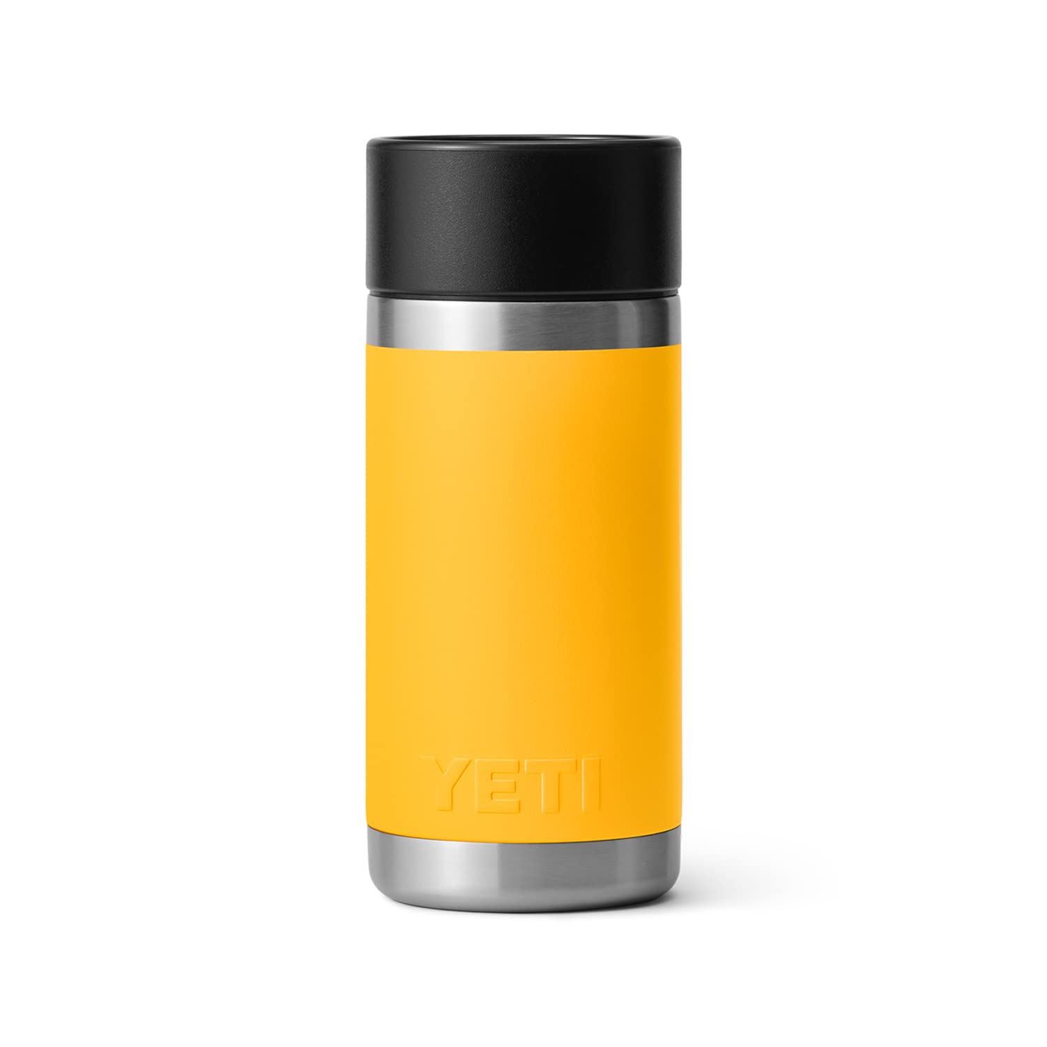 YETI Rambler 12 oz Bottle, Stainless Steel, Vacuum Insulated, with Hot Shot Cap