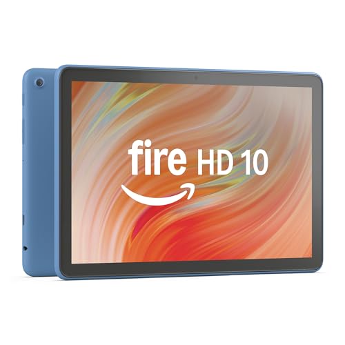 Amazon Fire HD 10 tablet (newest model) built for relaxation, 10.1&quot; vibrant Full HD screen, octa-core processor, 3 GB RAM, 32 GB, Ocean