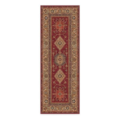 RUGGABLE – Cambria Ruby – Machine Washable Runner Rug – Pet &amp; Child Friendly – Stain &amp; Water Resistant – Non-Slip – 2.5&