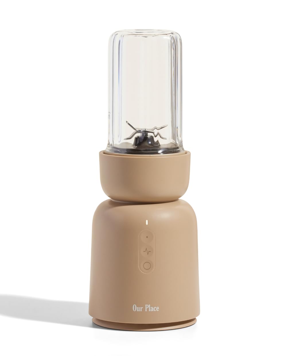 Our Place Splendor Blender - 1000W High-Power | Ultra-Sharp Blades | 2 Blending Modes | Includes 25 oz Personal Cup and Drinking Lid Set | Smoothies, Shakes &amp; More | Blue Salt