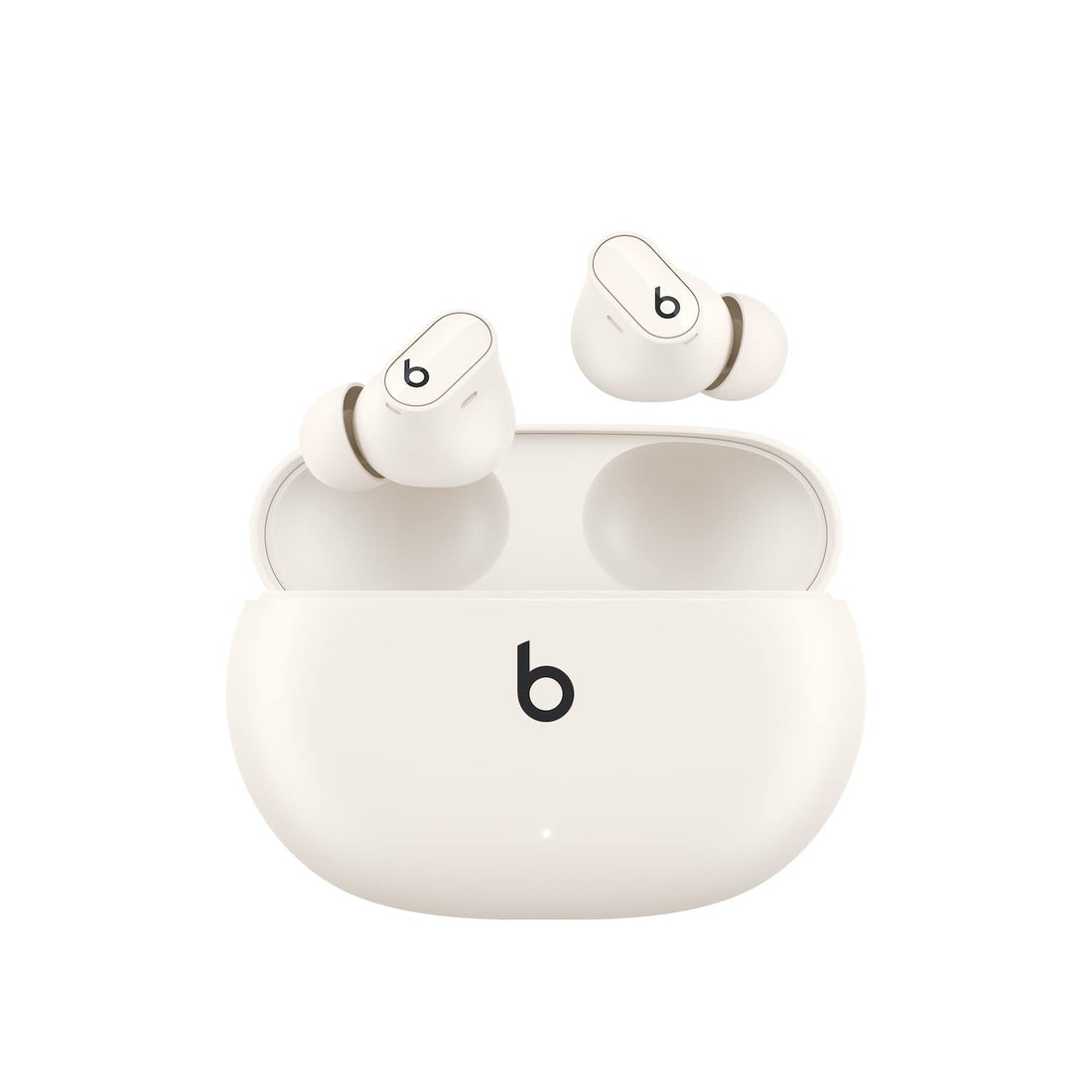 Beats Studio Buds + | True Wireless Noise Cancelling Earbuds, Enhanced Apple &amp; Android Compatibility, Built-in Microphone, Sweat Resistant Bluetooth Headphones, Spatial Audio - Ivory