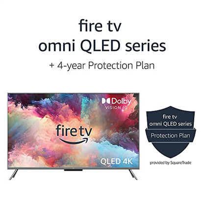 Amazon Fire TV 50&quot; Omni QLED Series 4K UHD smart TV, Dolby Vision IQ, Fire TV Ambient Experience, local dimming, hands-free with Alexa