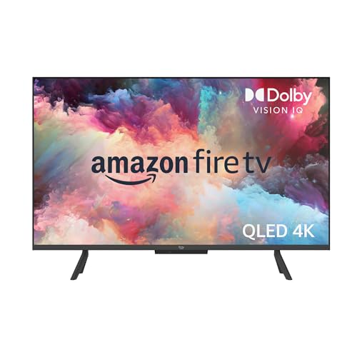Amazon Fire TV 50&quot; Omni QLED Series 4K UHD smart TV, Dolby Vision IQ, Fire TV Ambient Experience, local dimming, hands-free with Alexa