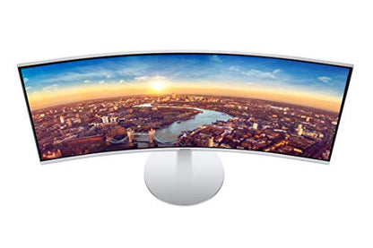SAMSUNG 34-Inch ViewFinity S65TC Series Ultra-WQHD 1000R Curved Computer Monitor, HDR10, 100Hz, AMD FreeSync, Thunderbolt 4, Height Adjustable Stand, Built-in Speakers, Eye Care, LS34C650TANXGO, 2024