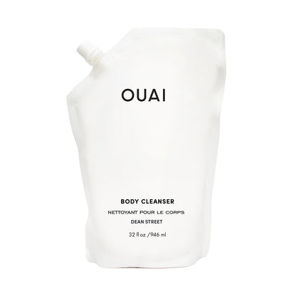 OUAI Body Cleanser, St. Barts - Foaming Body Wash with Jojoba Oil and Rosehip Oil to Hydrate, Nurture, Balance and Soften Skin - Paraben, Phthalate and Sulfate Free Skin Care Products - 10 Oz