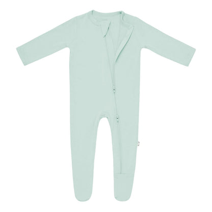 KYTE BABY Unisex Zipper Closure Footies, Rayon Made From Bamboo, 0-24 Months