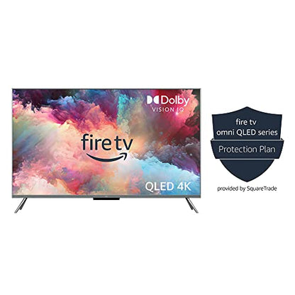 Amazon Fire TV 50&quot; Omni QLED Series 4K UHD smart TV, Dolby Vision IQ, Fire TV Ambient Experience, local dimming, hands-free with Alexa