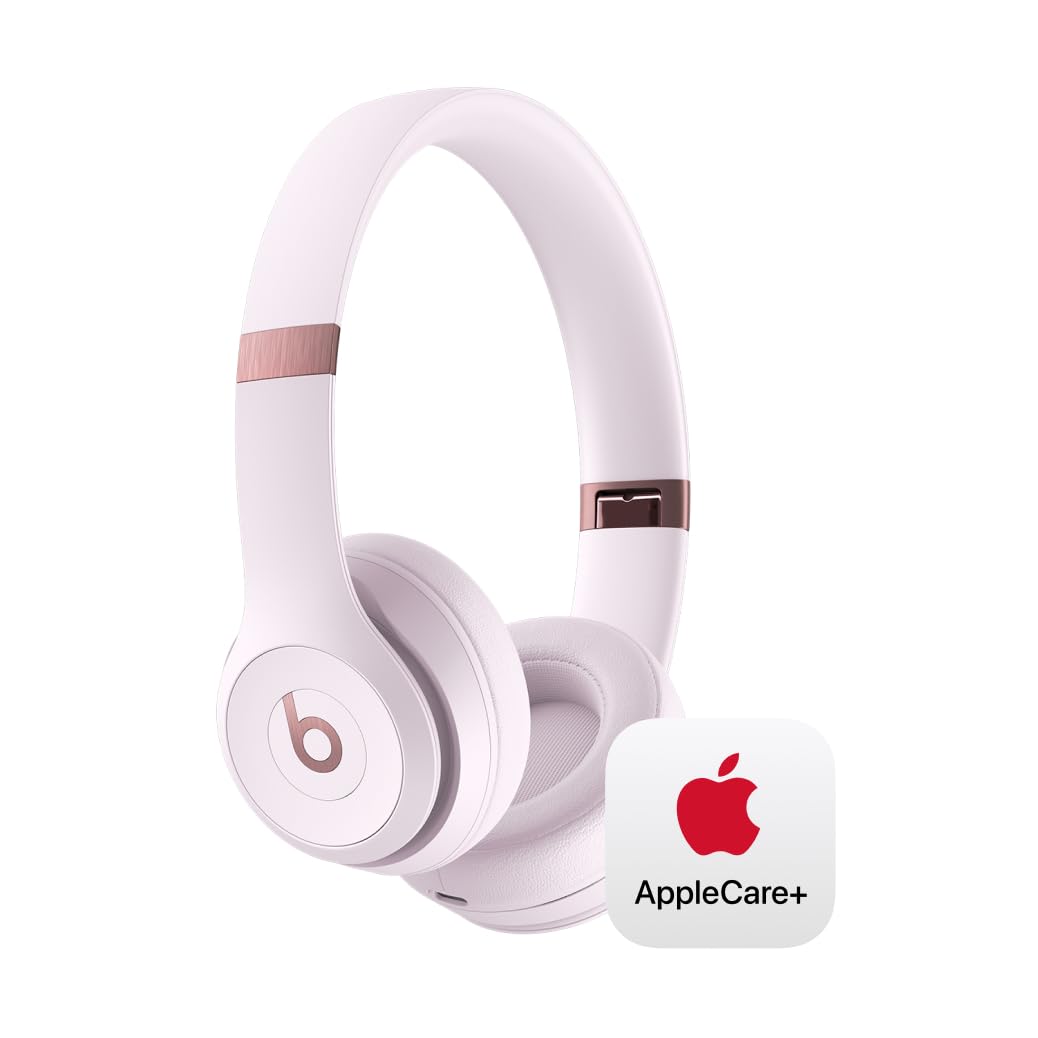 Beats Solo 4 - Wireless Bluetooth On-Ear Headphones, Apple &amp; Android Compatible, Up to 50 Hours of Battery Life - Cloud Pink