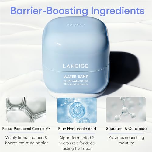 LANEIGE Icons To Go &amp; Besties Set: Water Bank Cream, Cream Skin, Water Sleeping Mask, Lip Sleeping Mask, Hyaluronic Acid, Squalane, Coconut Oil, Vitamin C, Travel Friendly