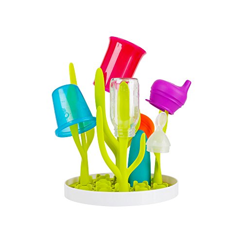 Boon DESERT Baby Bottle Countertop Drying Rack, Green, 1.0 Pound