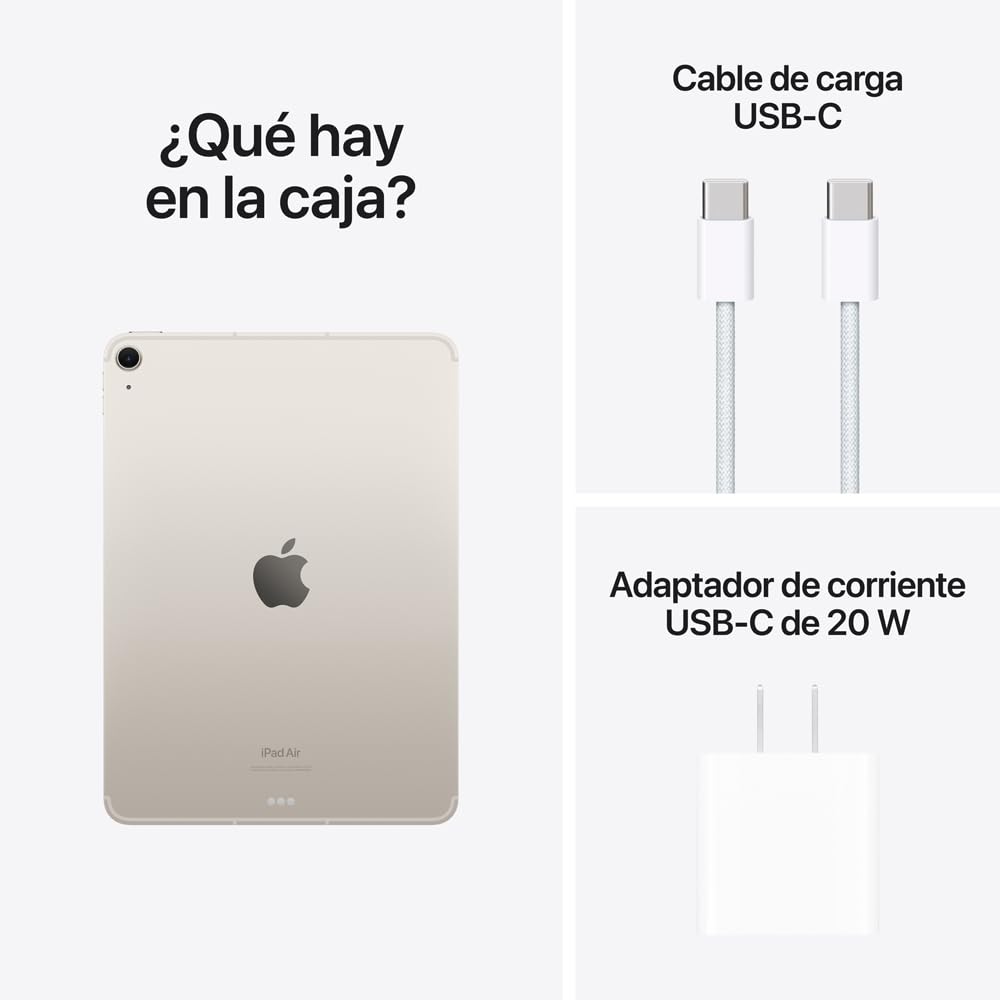 Apple iPad Air 11-inch (M2): Liquid Retina Display, 128 GB, Landscape 12MP Front Camera/12MP Back Camera, Wi-Fi 6E, Touch ID — Blue