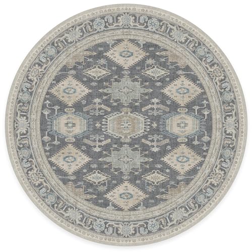 RUGGABLE – Cambria Ruby – Machine Washable Runner Rug – Pet &amp; Child Friendly – Stain &amp; Water Resistant – Non-Slip – 2.5&