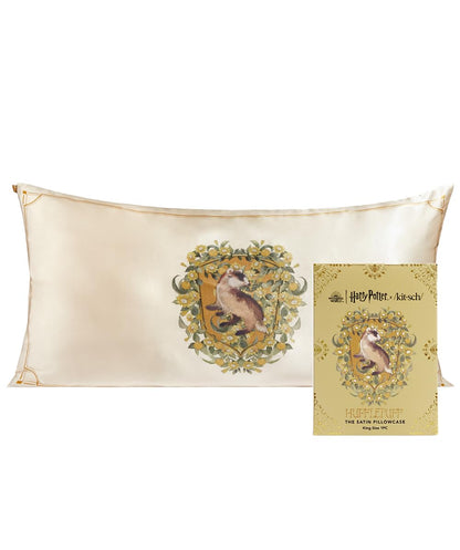 Kitsch Satin Pillowcase with Zipper for Hair &amp; Skin, Softer Than Silk Pillow Cases Queen, Smooth Pillow Covers, Machine Washable, Wrinkle-Free, Cooling Satin Pillow Cases Standard Size 19&quot;x26&quot;, Ivory